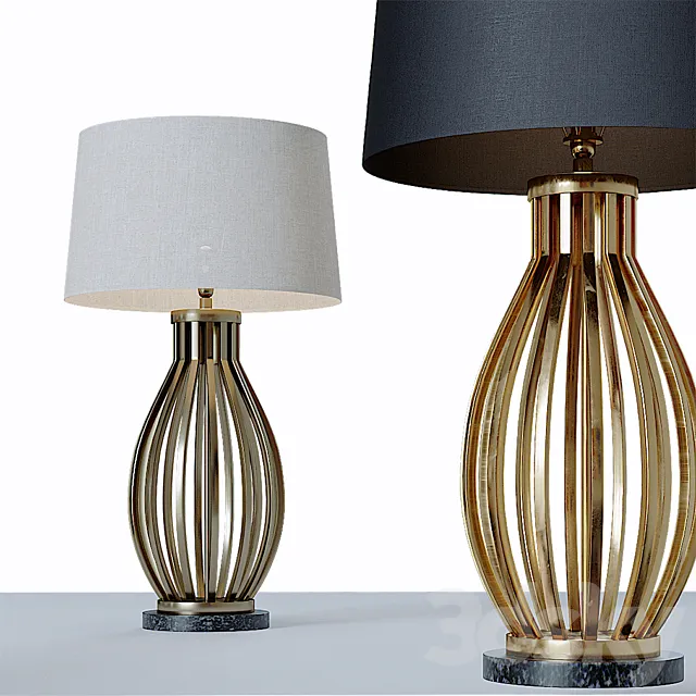 Grand Scale Architectural Vase Form Buffet Lamp 3DModel Grand Scale Architectural Vase Form Buffet Lamp 3DModel