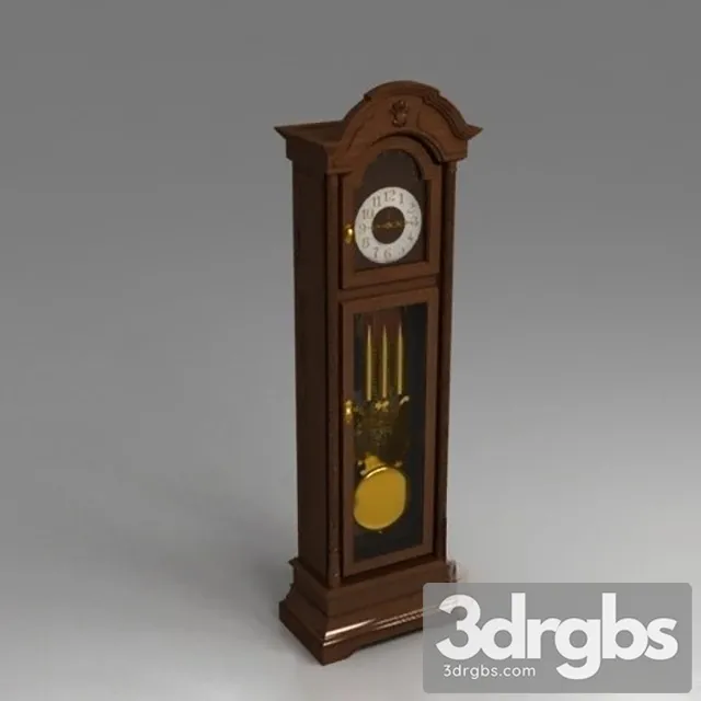 Grandfathe Clock 3D Model Download