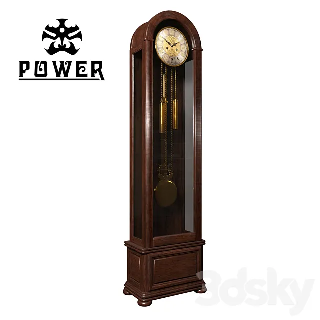 grandfather clock POWER MG2109D-1 3DModel grandfather clock POWER MG2109D-1 3DModel