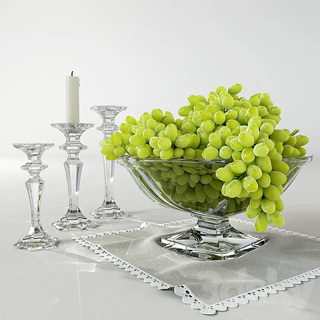 Grapes “white” 3D Model