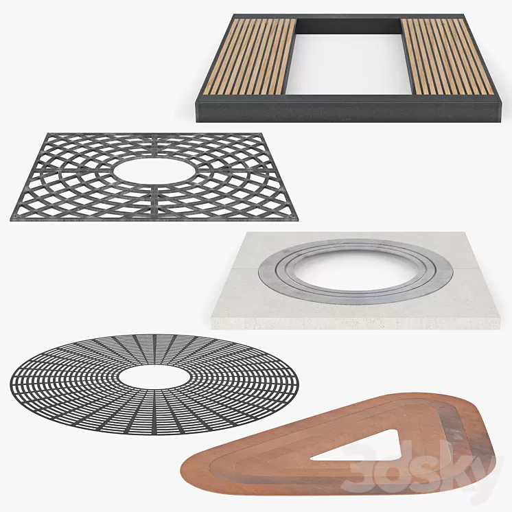 Grass Grill 3D Model Grass Grill 3D Model