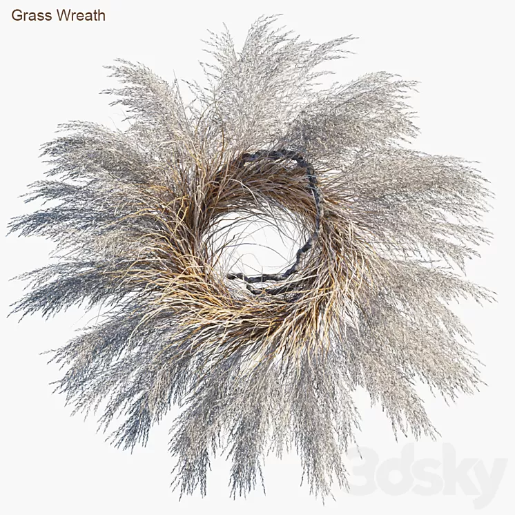 Grass Wreath # 2 3D Model