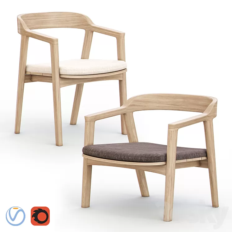 GRASSHOPPER Armchairs – KARPENTER 3D Model