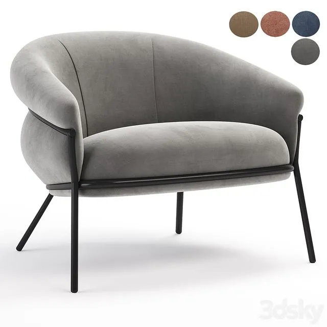 Grasso_armchair 3D Model
