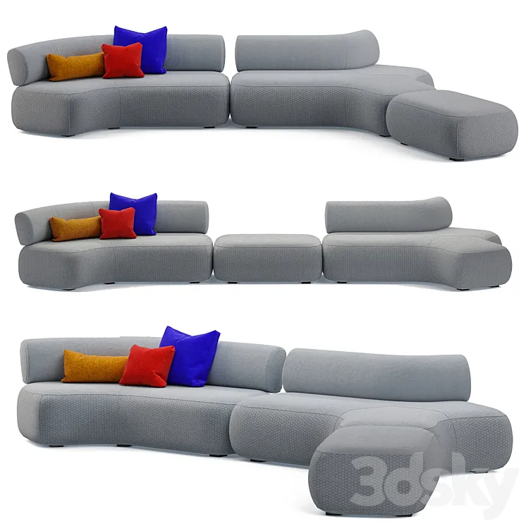 Grassoler Modular Sofa CUC 3D Model Free Download Grassoler Modular Sofa CUC 3D Model Free Download