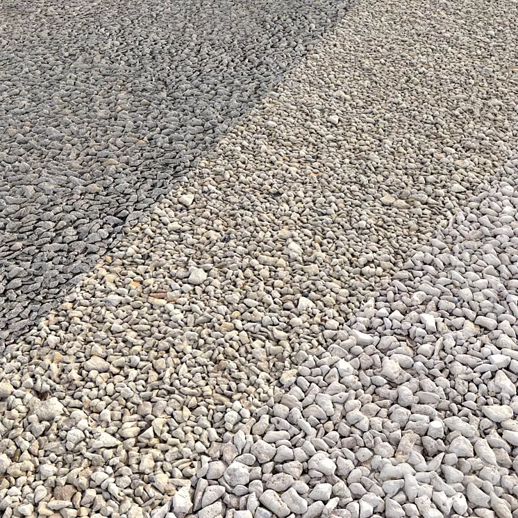 Gravel set 02 3D Model