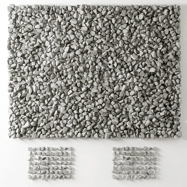 Gravel splinter decor Big kit n2 _ gravel chip for decor 3DModel Gravel splinter decor Big kit n2 _ gravel chip for decor 3DModel