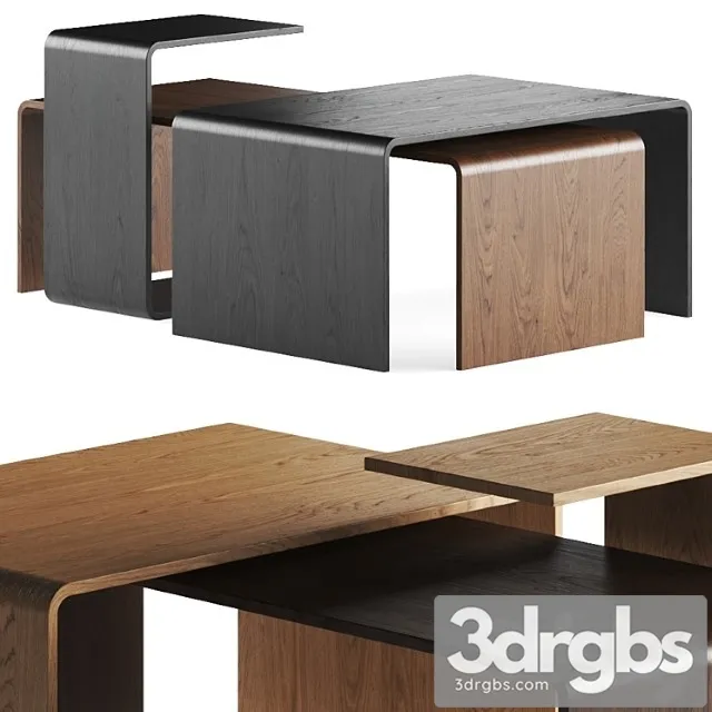 Gravelli trio wooden coffee tables Gravelli trio wooden coffee tables