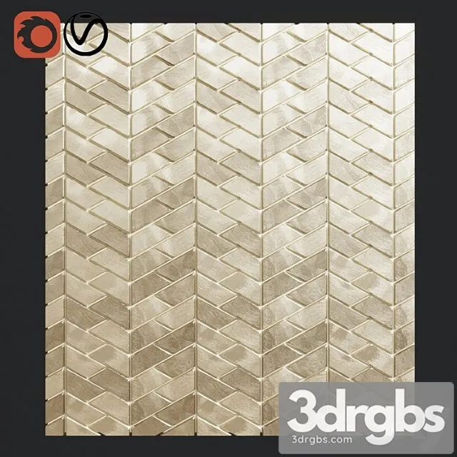 Gravity Aluminium Trace Gold 221×281 3D Model Download