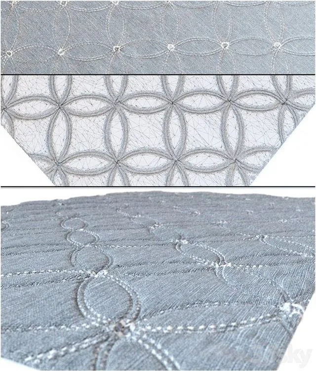 Gray carpet 3D Model