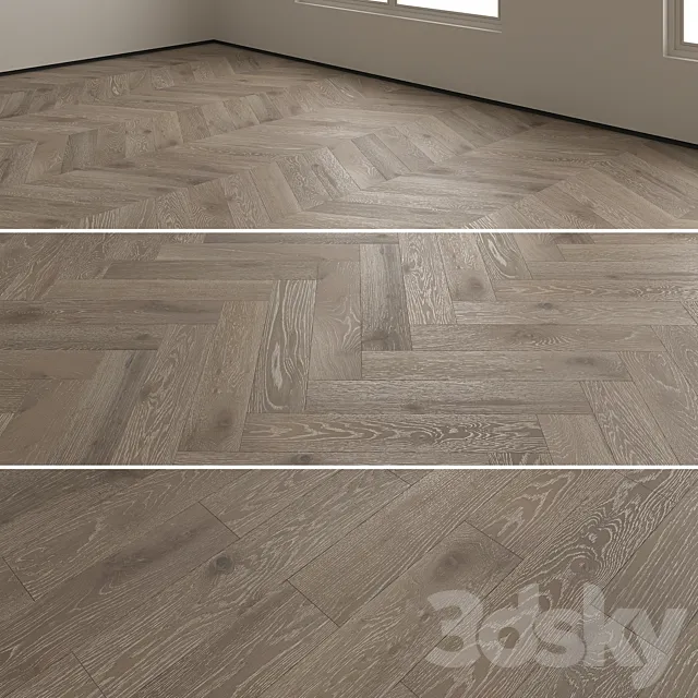 Gray Cashmere parquet 3D Model