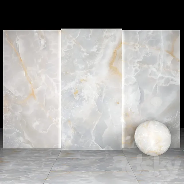 Gray onyx 01 3D Model