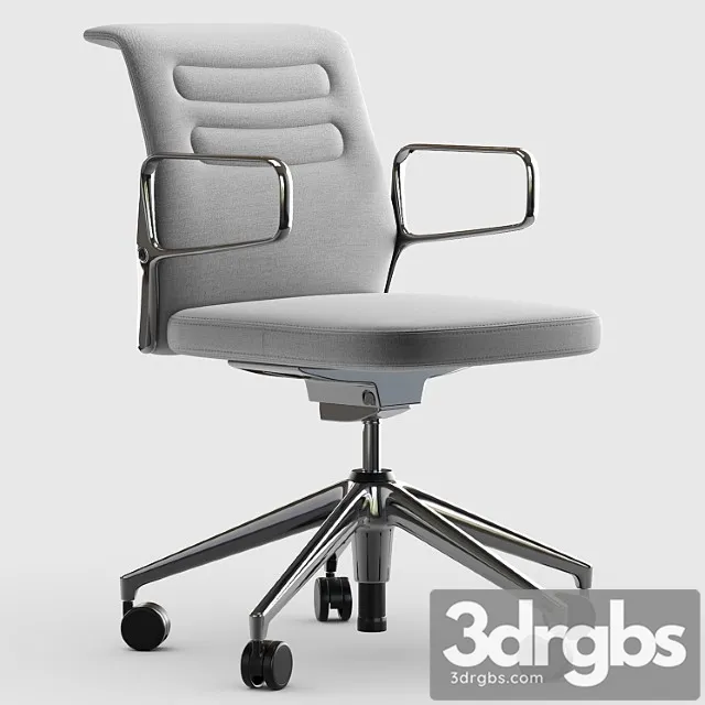 Gray & sierra gray plano vitra ac 5 studio chair 2 3D Model Download