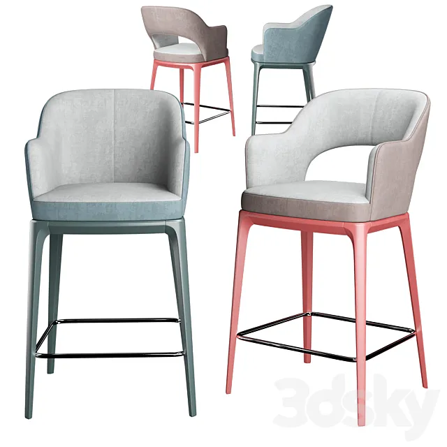 Gray Tony Bar M 3D Model Gray Tony Bar M 3D Model