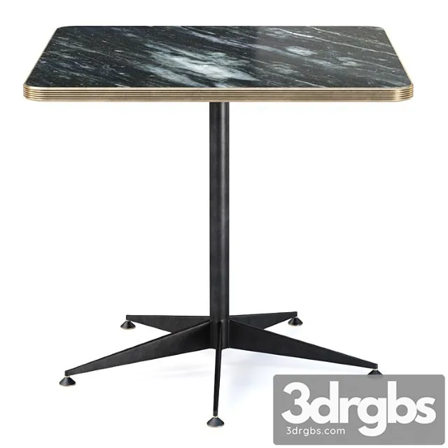 Graze Restaurant Scuare Table Square Metal Restaurant Table 3D Model Download