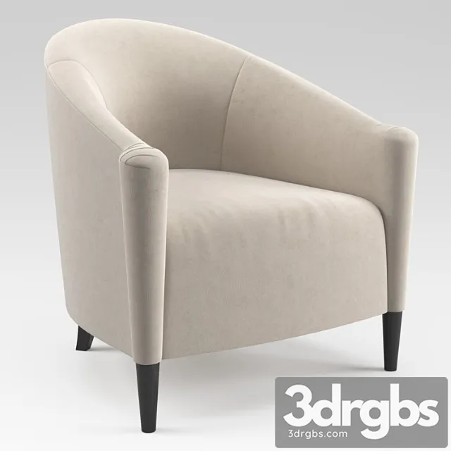 Greco armchair 3D Model Download