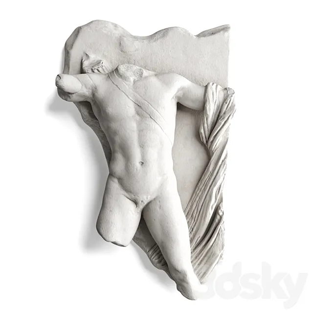 Greek warrior relief 3DModel Greek warrior relief 3DModel
