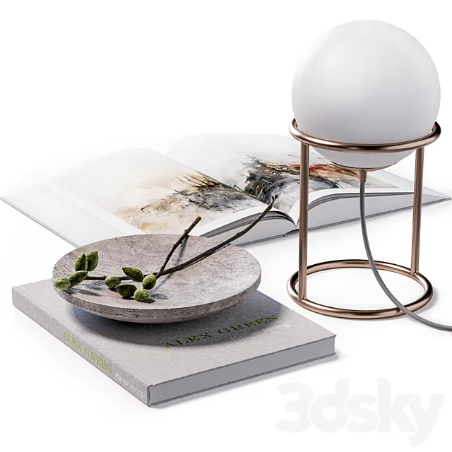 Green Decorative Set 3DModel