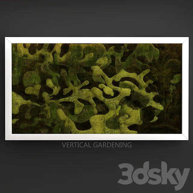 Green graffiti 3D Model Green graffiti 3D Model