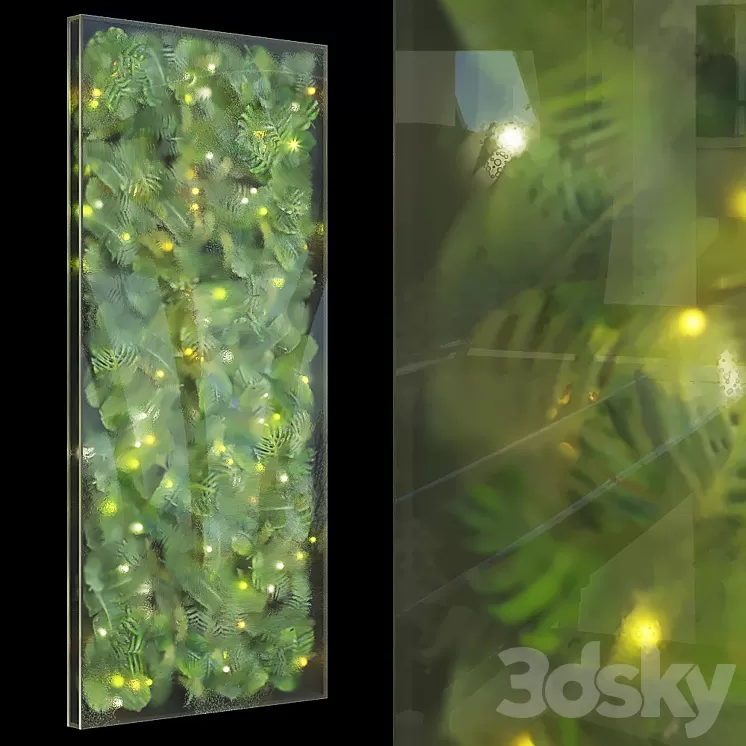 Greenbox – wall-mounted phytomodule with lighting Vargov Design 3D Model Greenbox – wall-mounted phytomodule with lighting Vargov Design 3D Model