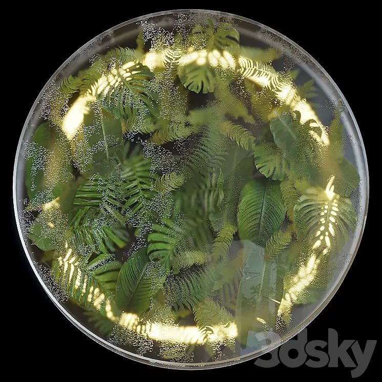 Greenbox – wall-mounted phytomodule with lighting Vargov Design 3D Model Greenbox – wall-mounted phytomodule with lighting Vargov Design 3D Model