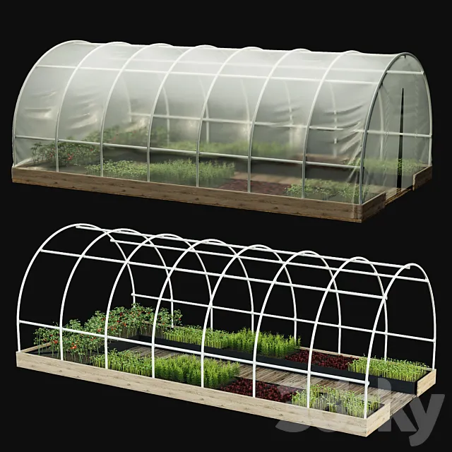 Greenhouses V1 3D Model