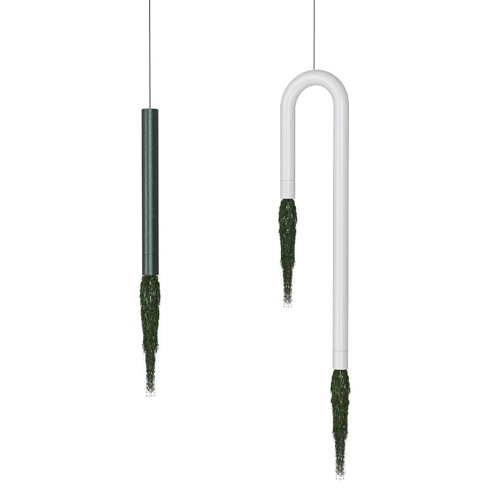 Greenmood – Exquisite hanging plants system Cascade 3D Model