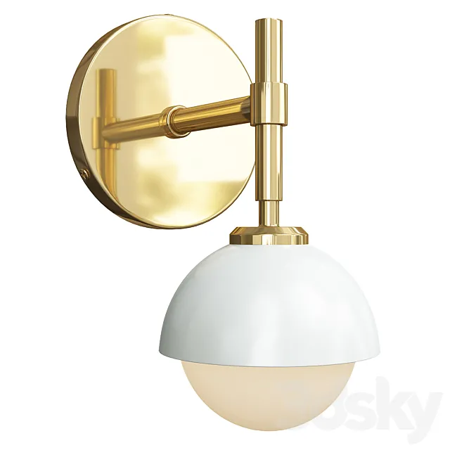 Greenwich single sconce 3D Model Greenwich single sconce 3D Model
