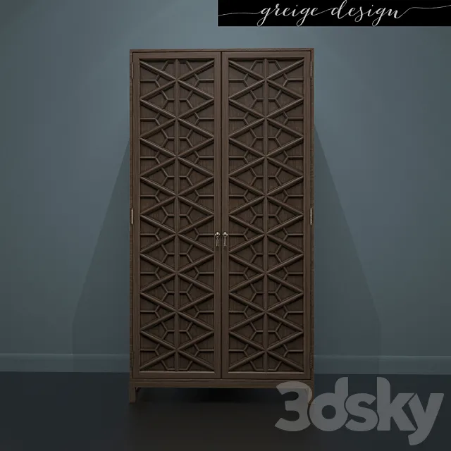 Greige Design _ Salem Hutch 3D Model Greige Design _ Salem Hutch 3D Model