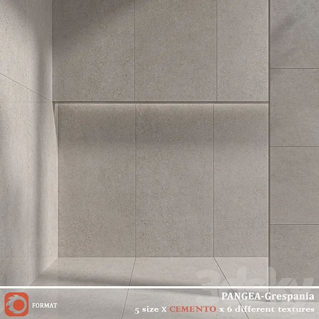 Grespania Ceramica PANGEA cemento 3D Model