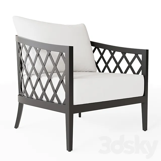 GREYSTONE ALUMINUM LOUNGE CHAIR 3DModel GREYSTONE ALUMINUM LOUNGE CHAIR 3DModel