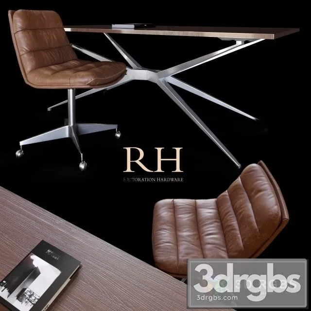 Griffith Chair Maslow Spider Desk 3D Model Download