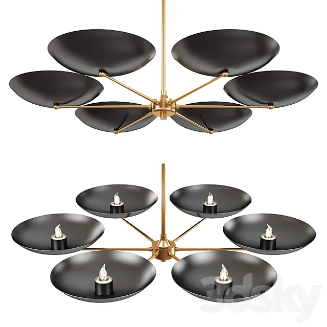 Griffith chandelier 3D Model Griffith chandelier 3D Model