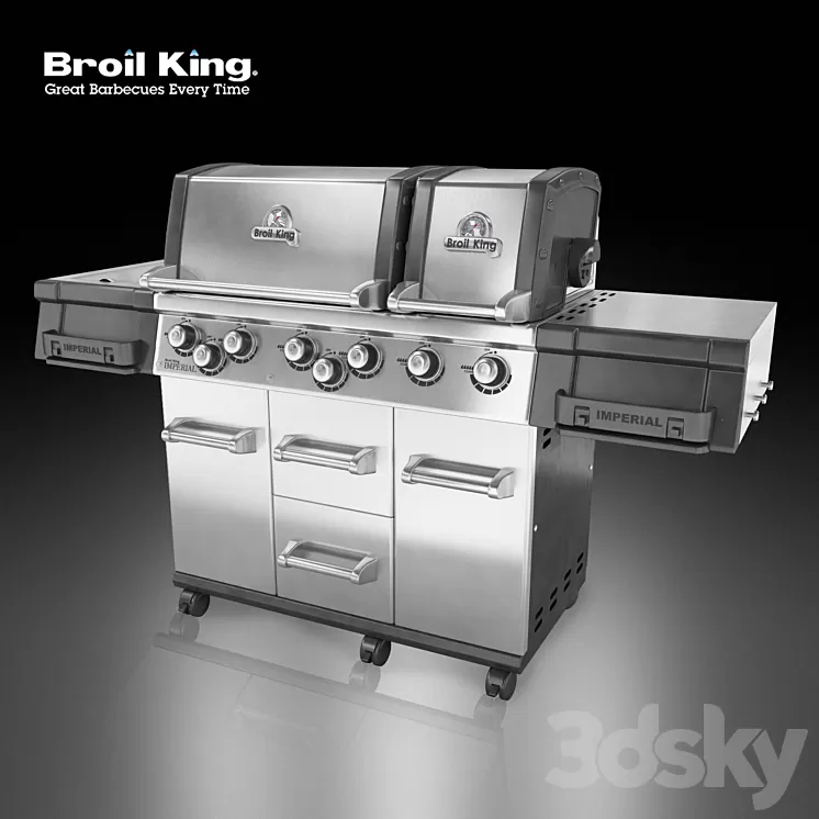 Grill Broil King IMPERIAL XL 3D Model