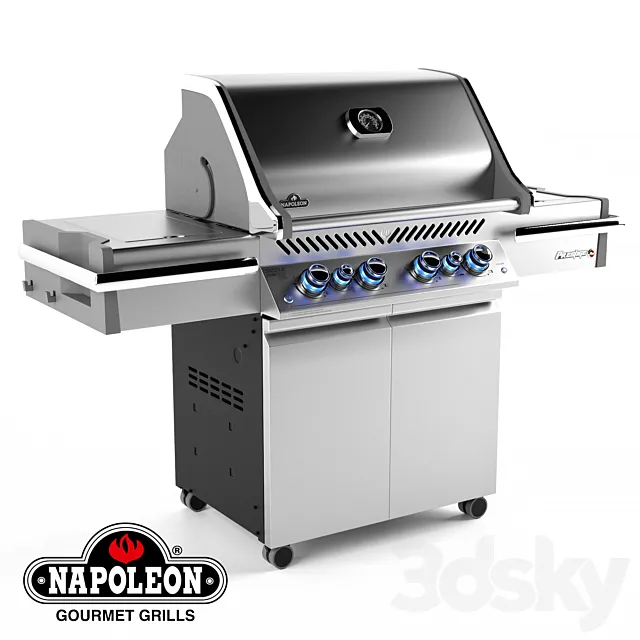Grill Napoleon PRO 500 3DModel Grill Napoleon PRO 500 3DModel