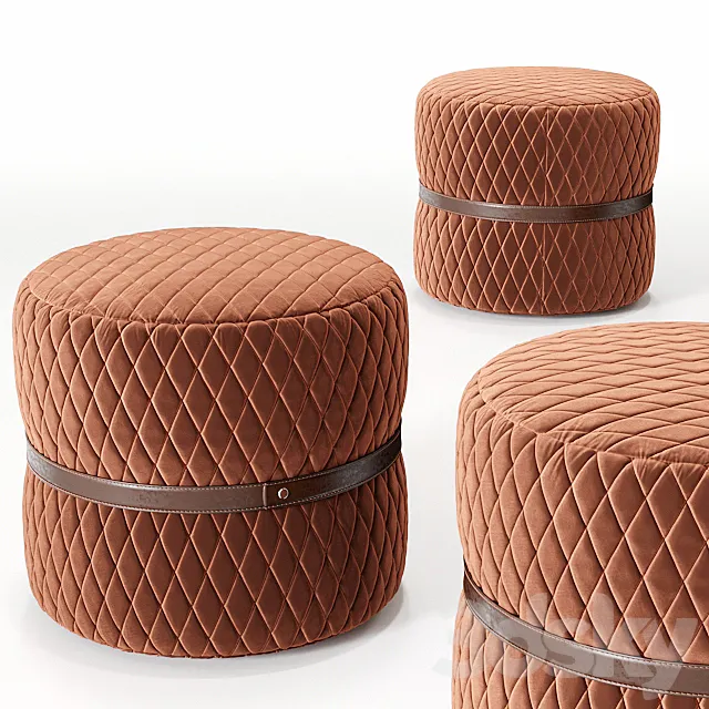Grilli CONGA POUF 720817 3DModel Grilli CONGA POUF 720817 3DModel