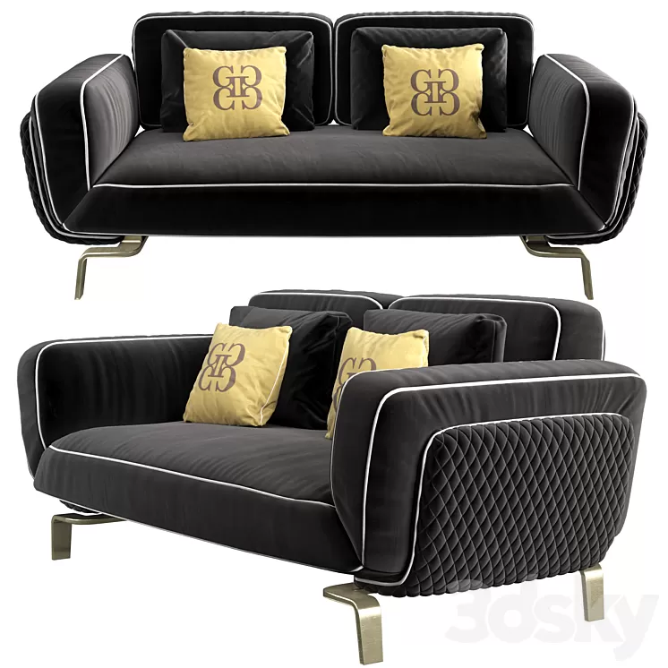 Grilli oscar sofa 3D Model Grilli oscar sofa 3D Model