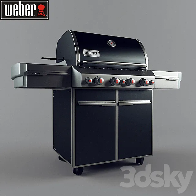 grills WEBER 3D Model grills WEBER 3D Model