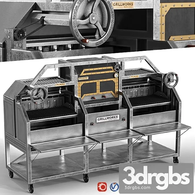 Grillworks infierno x100 3D Model Download