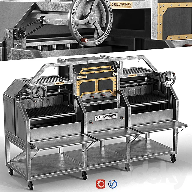 Grillworks Infierno X100 3D Model