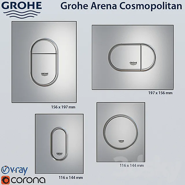 Grohe Arena Cosmopolitan 3DModel Grohe Arena Cosmopolitan 3DModel