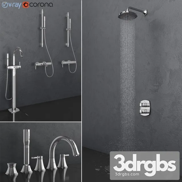 Grohe Bath and Shower Faucets 3D Model Download