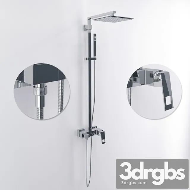 Grohe Euphoria Cube XXL System 230 3D Model Download