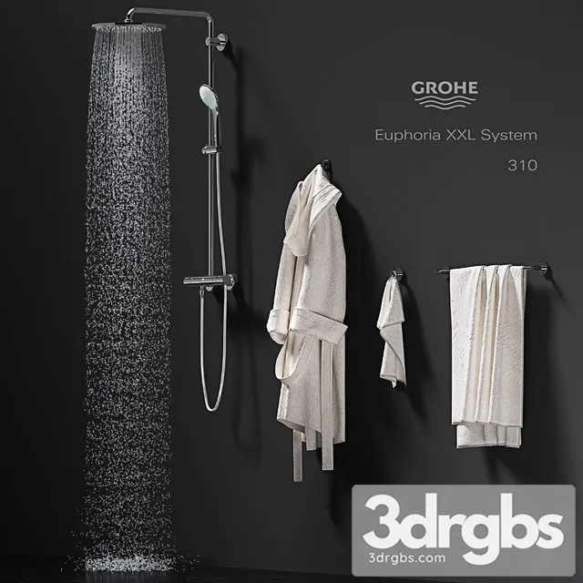 Grohe Euphoria XXL System 3D Model Download Grohe Euphoria XXL System 3D Model Download