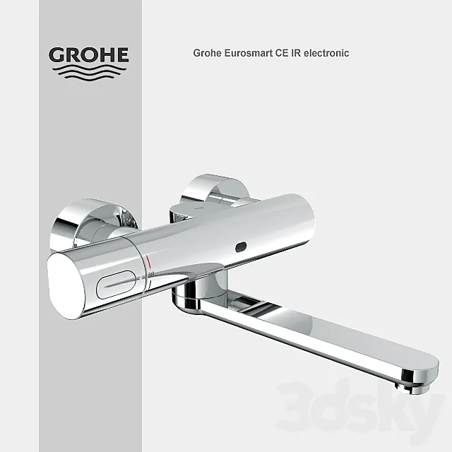Grohe Eurosmart CE IR electronic 3D Model