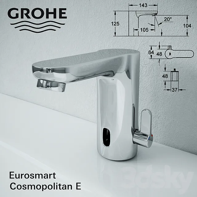 Grohe Eurosmart Cosmopolitan E 3DModel