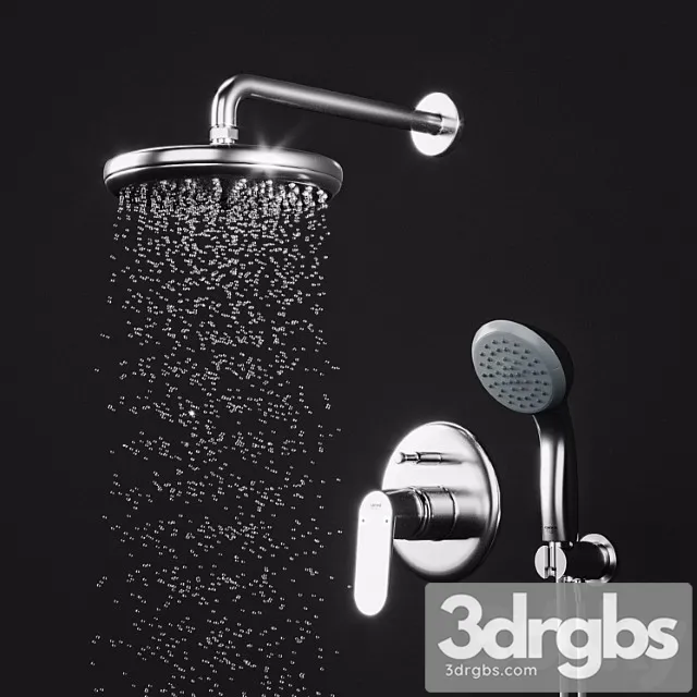 Grohe Eurosmart Cosmopolitan Shower Set 3D Model Download