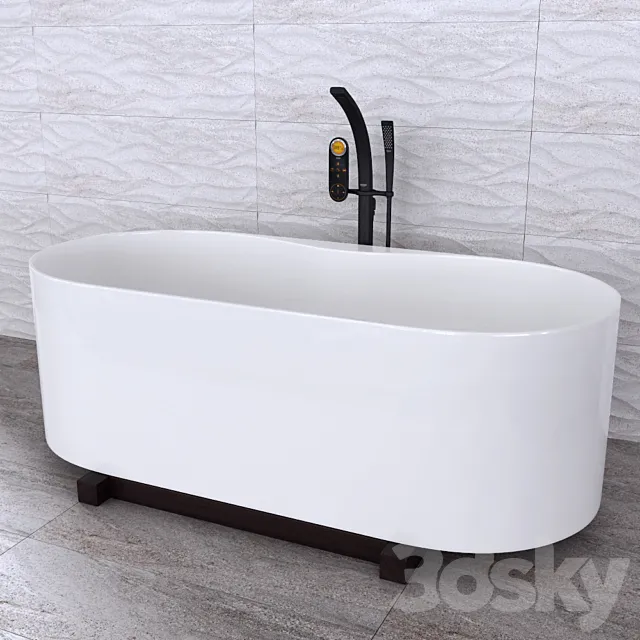 GROHE faucet Ondus_vanna Kolpa san Soave_plitka Venis Madagascar 3D Model