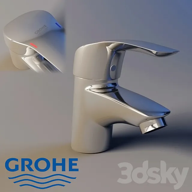 Grohe faucet sink 3D Model