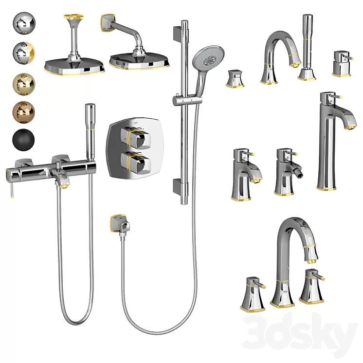 Grohe Grandera set 2 3D Model